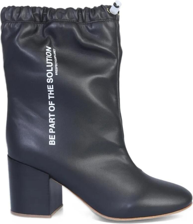 F_WD coulisse fastening boots Zwart