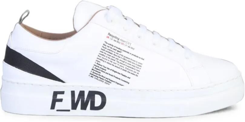 F_WD Sneakers met tekst Wit