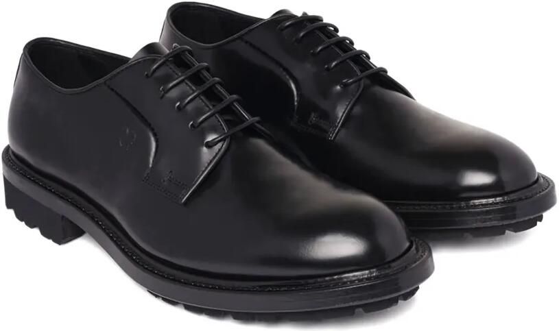 Fabi Derby schoenen met logo-reliëf Zwart