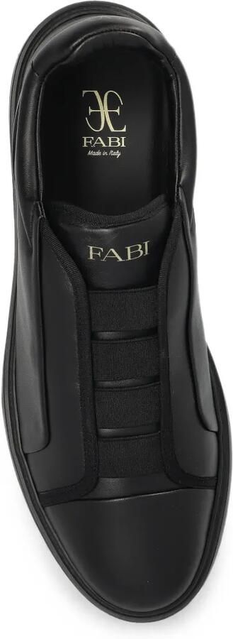 Fabi elastische low-top sneakers Zwart - Foto 4