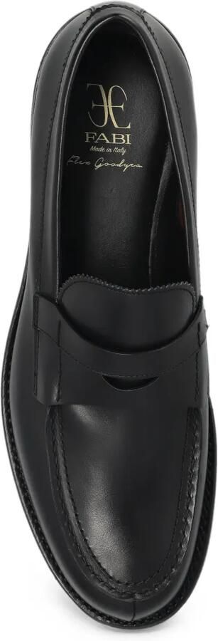 Fabi leather loafers Zwart - Foto 4