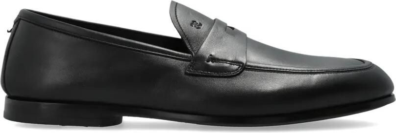 Fabi Leren loafers Zwart