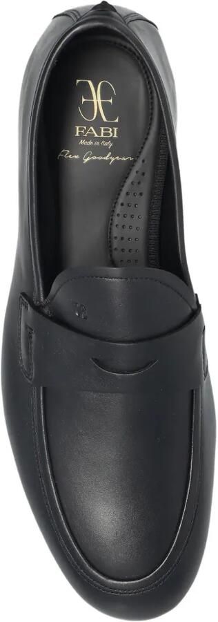 Fabi Leren loafers Zwart - Foto 3