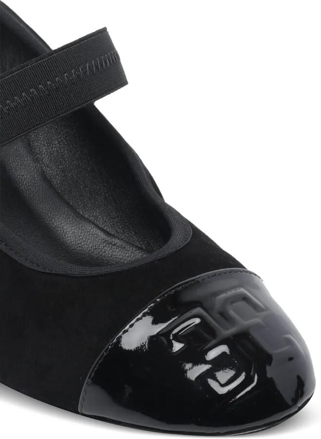 Fabi Elastische pumps met logo-reliëf Zwart - Foto 2