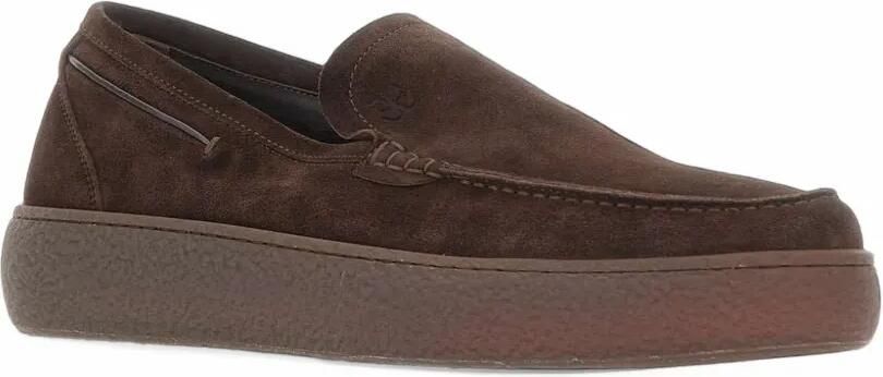 Fabi logo-embossed loafers Bruin - Foto 5