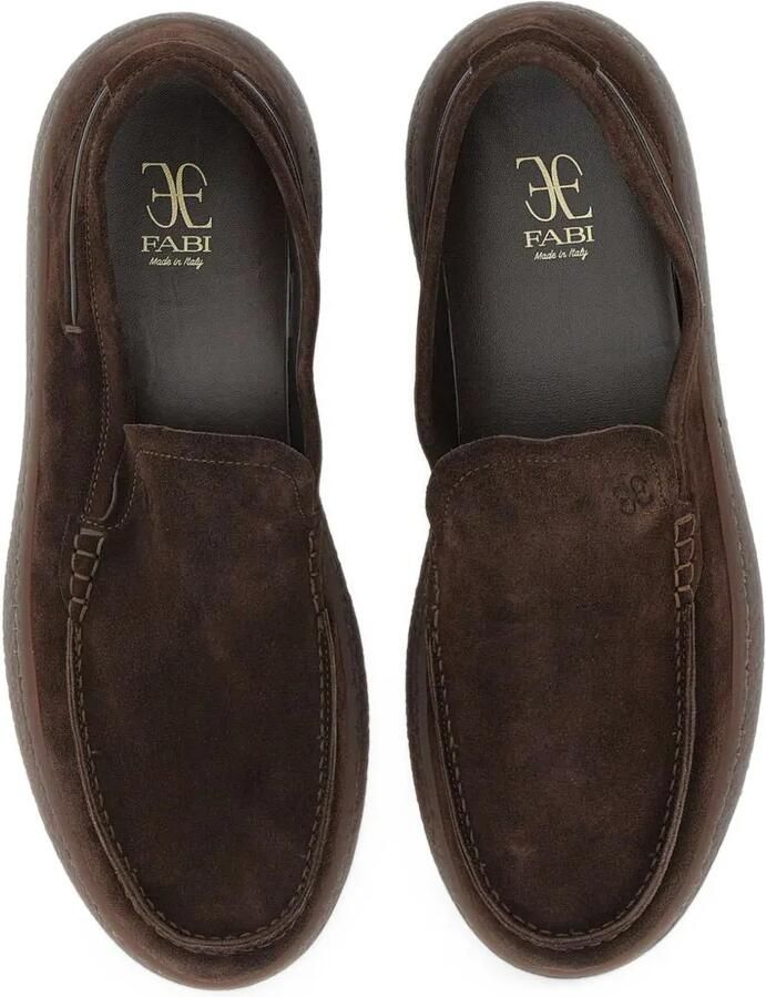 Fabi logo-embossed loafers Bruin - Foto 2