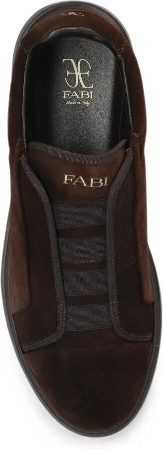 Fabi Suède slip-on sneakers Bruin - Foto 5