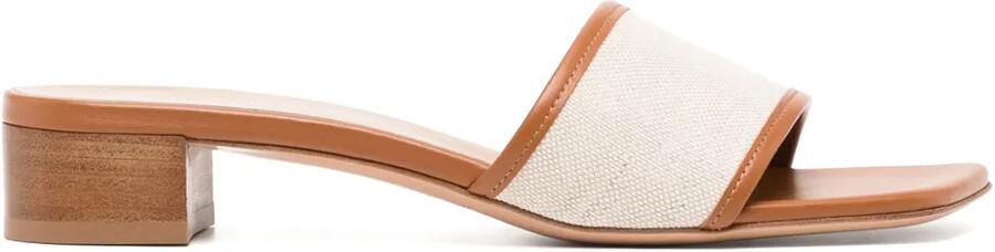 Fabiana Filippi 30 mm sandalen met vierkante neus Bruin