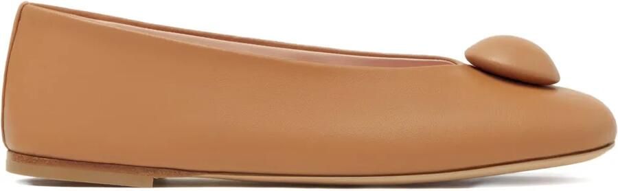 Fabiana Filippi Ballerina's met applicatie Bruin