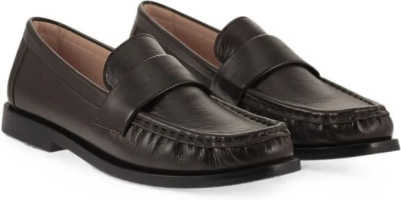 Fabiana Filippi Leren loafers Bruin - Foto 4