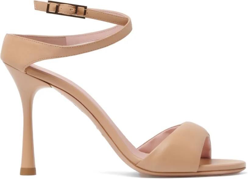 Fabiana Filippi Leren sandalen Beige