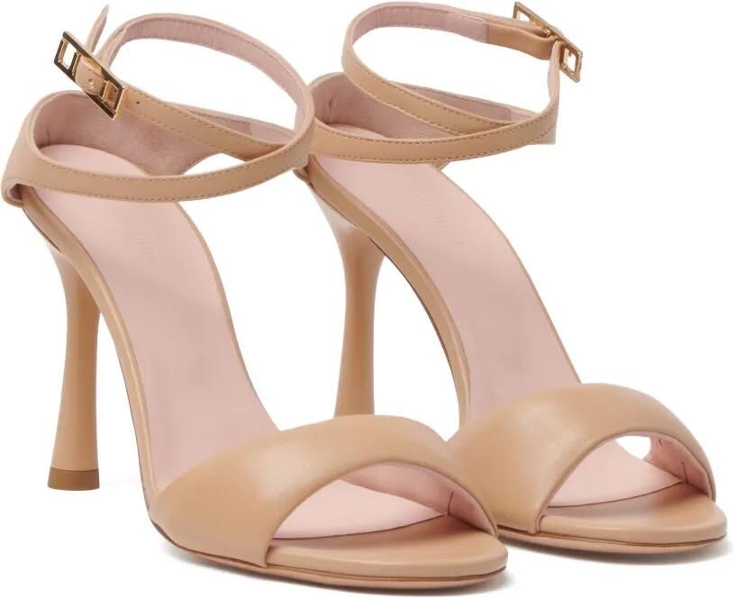 Fabiana Filippi Leren sandalen Beige - Foto 3