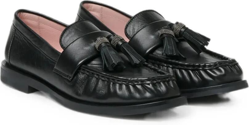 Fabiana Filippi Loafers met kwastje Zwart - Foto 3
