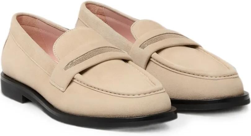 Fabiana Filippi Loafers verfraaid met kralen Beige - Foto 3