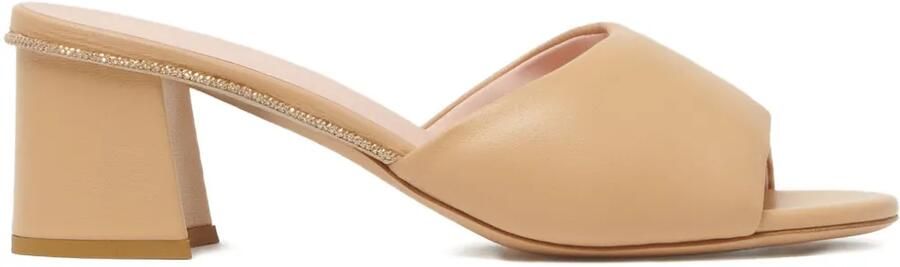 Fabiana Filippi Sandalen met blokhak Beige