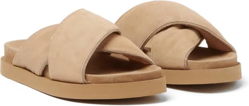Fabiana Filippi Sandalen met gekruist bandje Beige - Foto 4