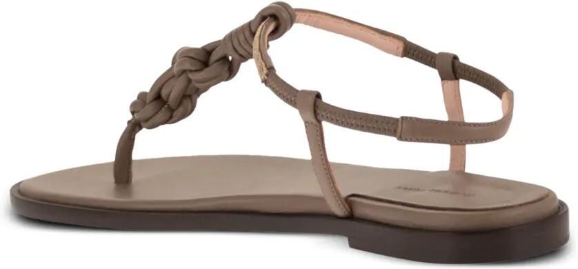 Fabiana Filippi Sandalen met gevlochten bandje Beige - Foto 4