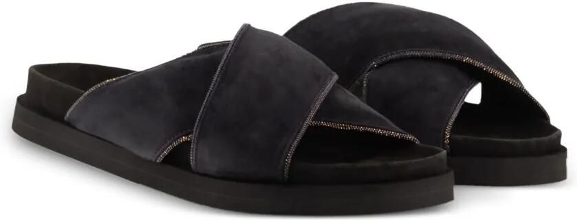 Fabiana Filippi Suède sandalen Blauw - Foto 5