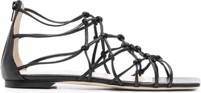 Fabiana Filippi Gladiator sandalen Zwart