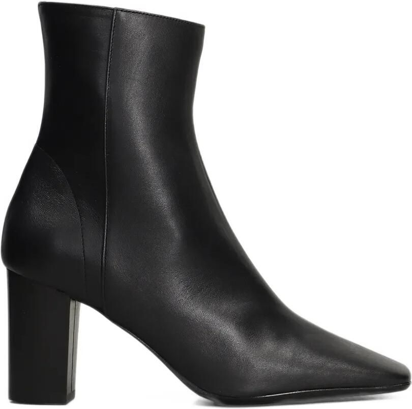 Fabio Rusconi Lugano square-toe ankle boots Zwart