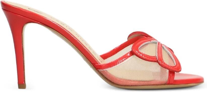 Fabio Rusconi Muiltjes met strikdetail en mesh Rood