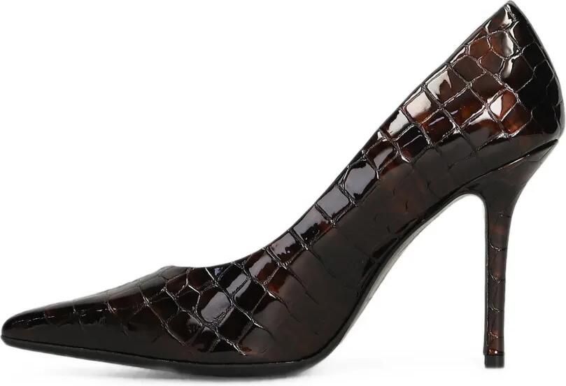 Fabio Rusconi Pumps met krokodillen-reliëf Bruin - Foto 5
