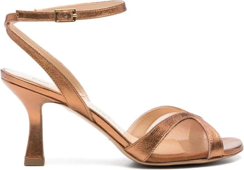 Fabio Rusconi Sandalen met enkelbandje Bruin