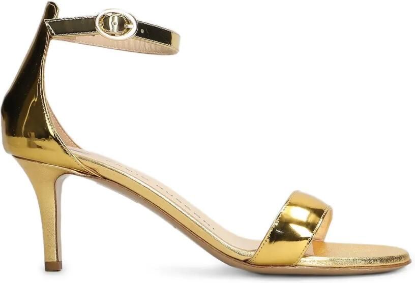 Fabio Rusconi Sandalen met metallic-effect en enkelbandje Goud