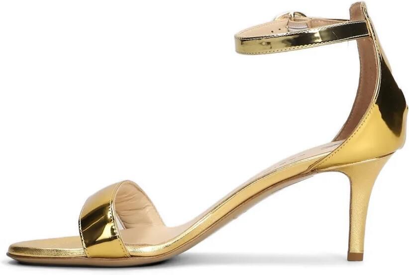 Fabio Rusconi Sandalen met metallic-effect en enkelbandje Goud - Foto 5