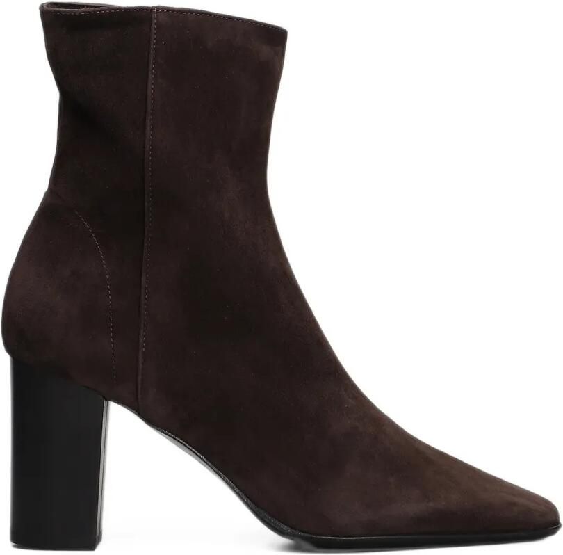 Fabio Rusconi square-toe suede ankle boots Bruin
