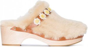 Fabrizio Viti Jean Daisy lammy klompen Beige