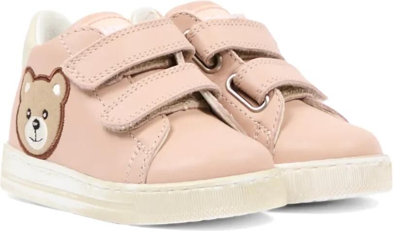 Falcotto Geordi 3 VL sneakers met klittenband en beerpatch Roze