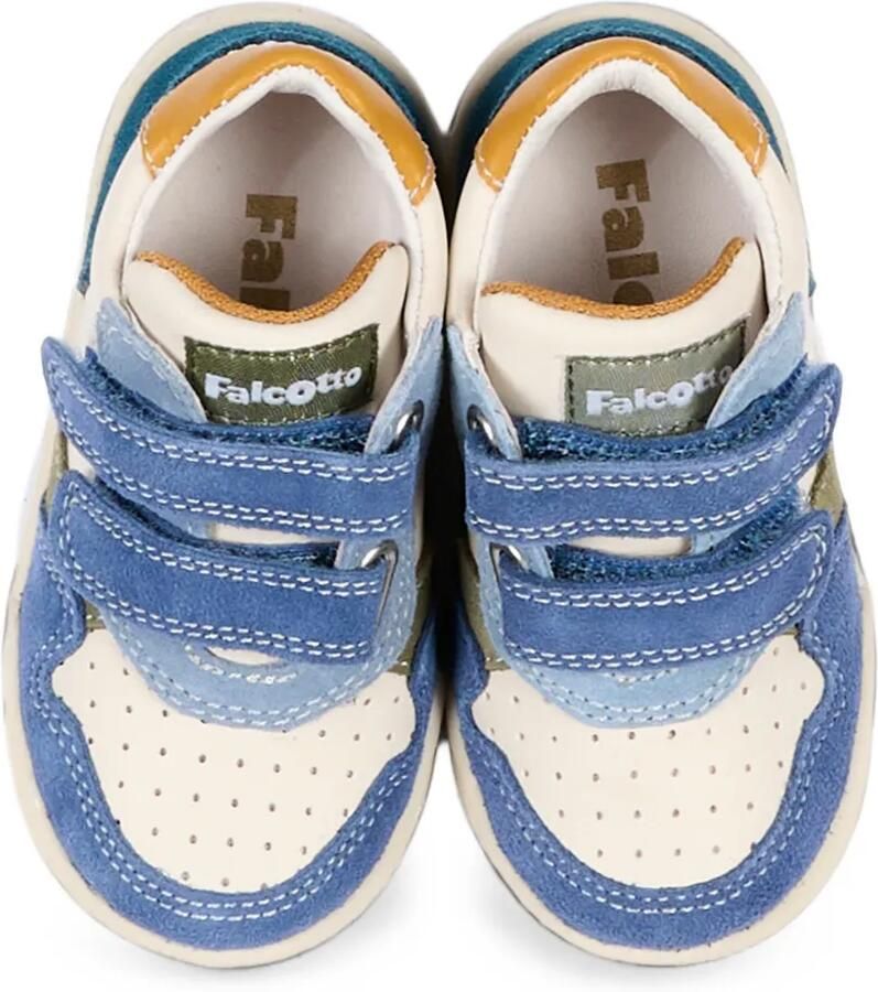 Falcotto Klip 4 VL. sneakers met klittenband en vlakken Wit - Foto 2