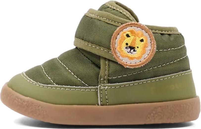 Falcotto Little Friends sneakers met klittenband en leeuwenpatch Groen - Foto 4