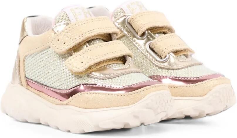 Falcotto Sneakers met klittenband Beige
