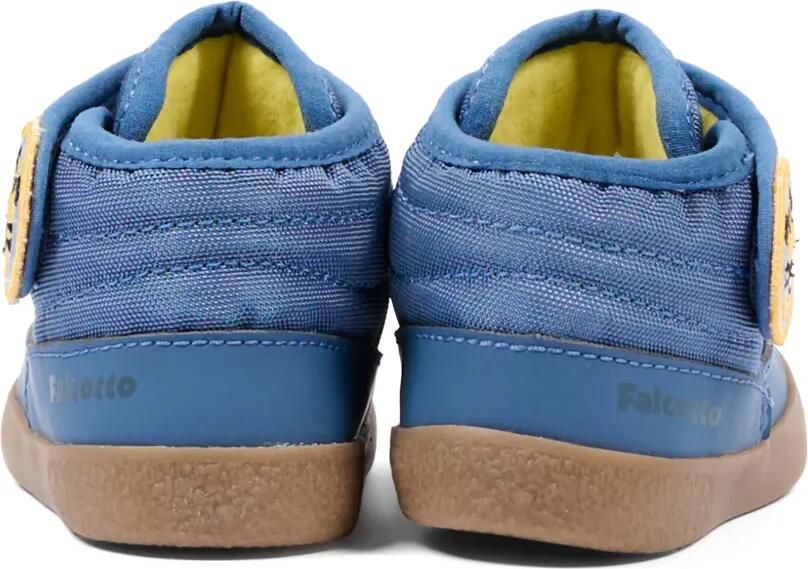 Falcotto Sneakers met klittenband en tijgerpatch Blauw - Foto 3