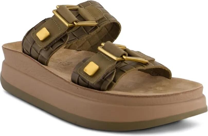 Fantasy Sandals Adelita geweven sandalen Groen - Foto 3