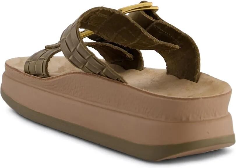 Fantasy Sandals Adelita geweven sandalen Groen - Foto 2