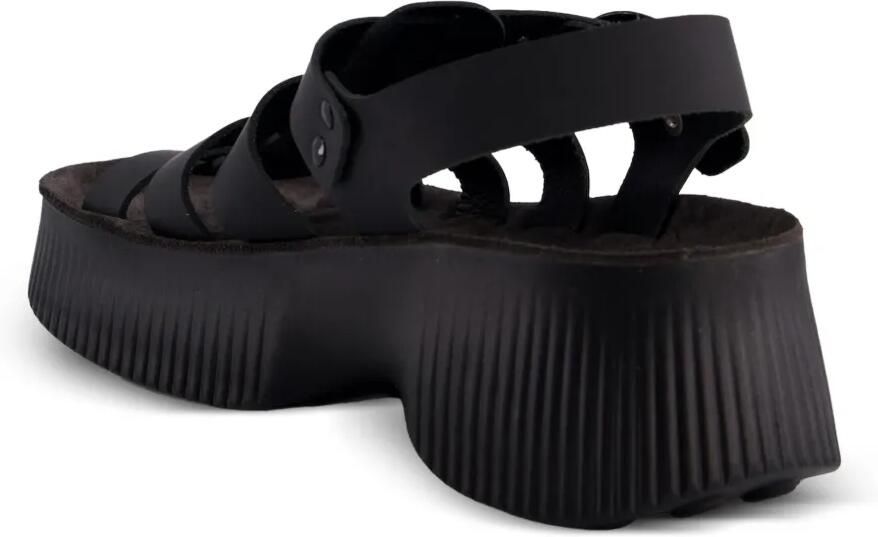 Fantasy Sandals Avril sandalen in kooistijl Zwart