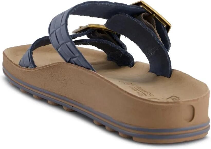 Fantasy Sandals Taylor geweven sandalen met gespsluiting Blauw - Foto 2