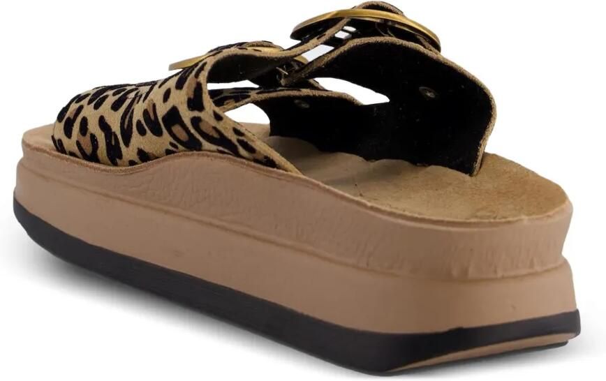 Fantasy Sandals Zefi sandalen met luipaard-print Beige - Foto 2