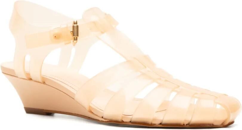 FARM Rio Fisherman sandalen met sleehak Beige - Foto 3
