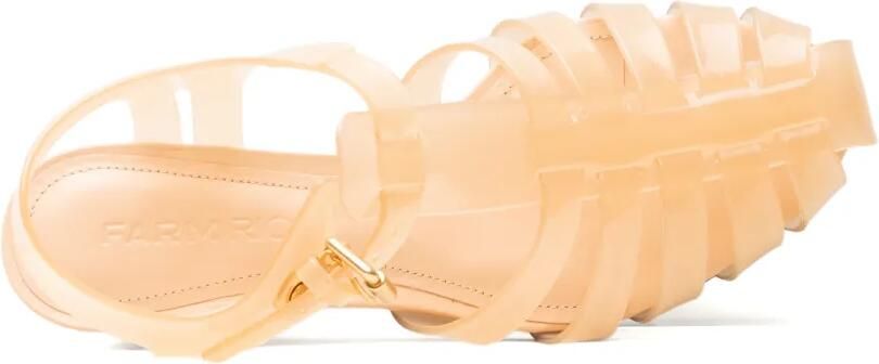 FARM Rio Fisherman sandalen met sleehak Beige - Foto 4
