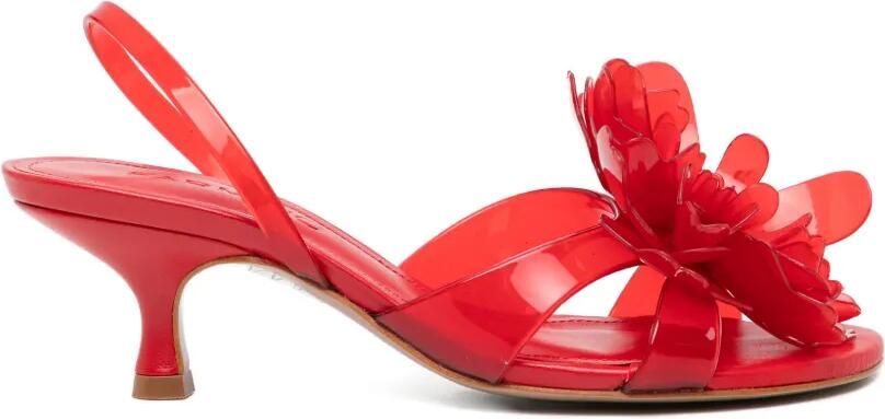 FARM Rio Flower slingback sandalen Rood