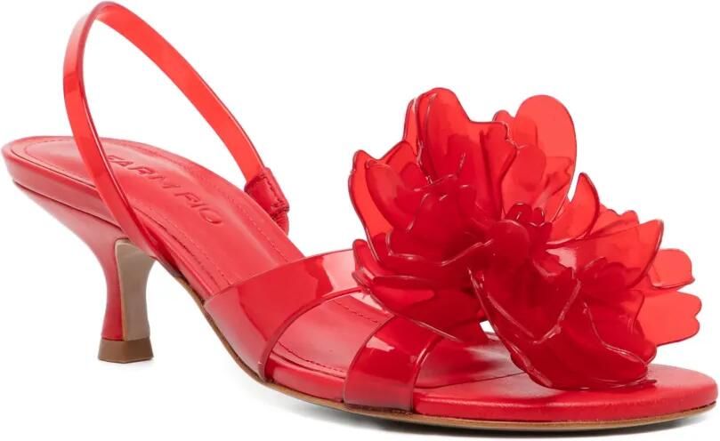 FARM Rio Flower slingback sandalen Rood - Foto 2