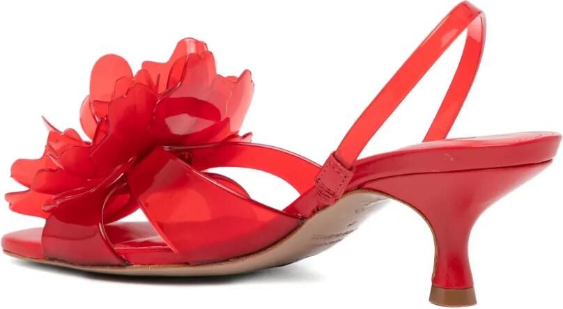 FARM Rio Flower slingback sandalen Rood - Foto 3