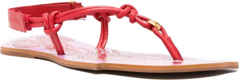 FARM Rio Lobster sandalen met geknoopt bandje Rood - Foto 4