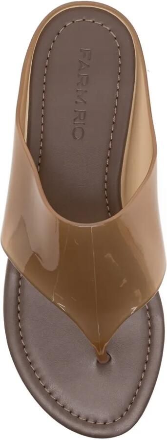 FARM Rio Platte sandalen Beige - Foto 2