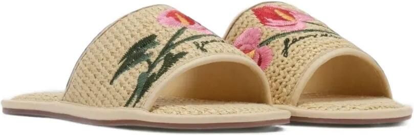 FARM Rio Raffia Farm Hotel sandalen met borduurwerk Beige - Foto 3