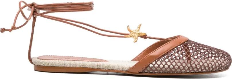 FARM Rio Starfish sandalen met veters Bruin - Foto 4